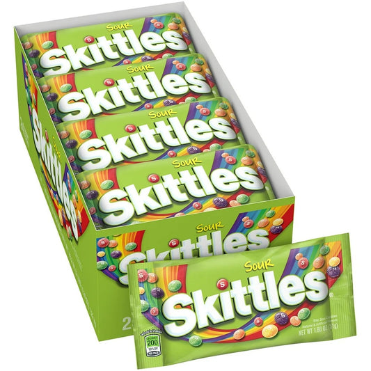 Skittles Crazy Sours – Caramelos Ácidos de Sabores Frutales